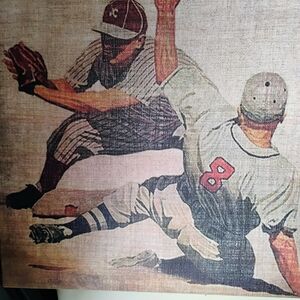 Vintage Baseball Canvas Wall Art